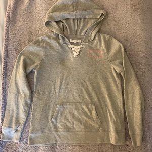 Unicorn Fan Club Gray Hoodie Girls 10